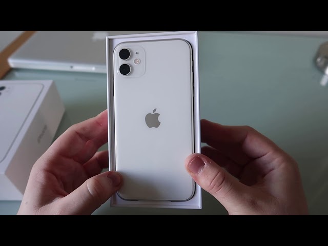 Apple iPhone 11 64GB White Unboxing - YouTube