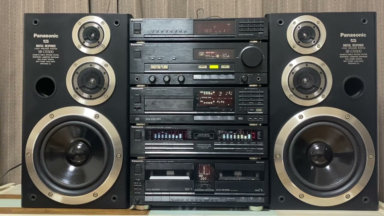 Panasonic】D5500【バブルコンポ】 - YouTube