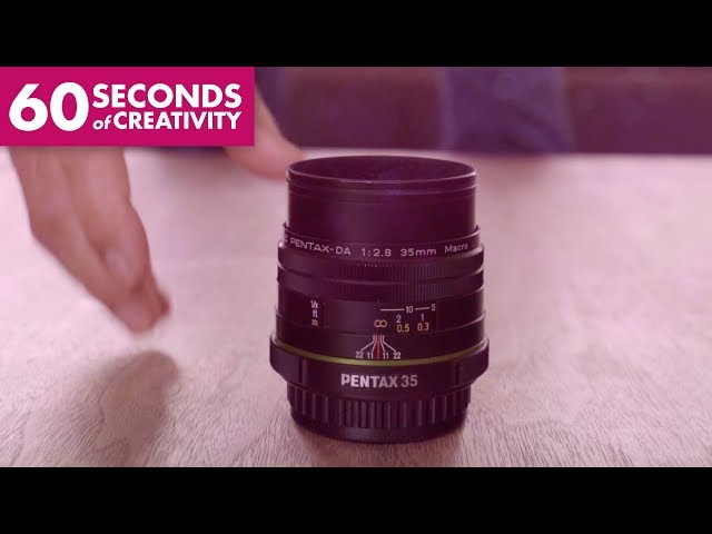 Pentax DA limited 35mm MACRO lens - 60 SECONDS of CREATIVITY - YouTube