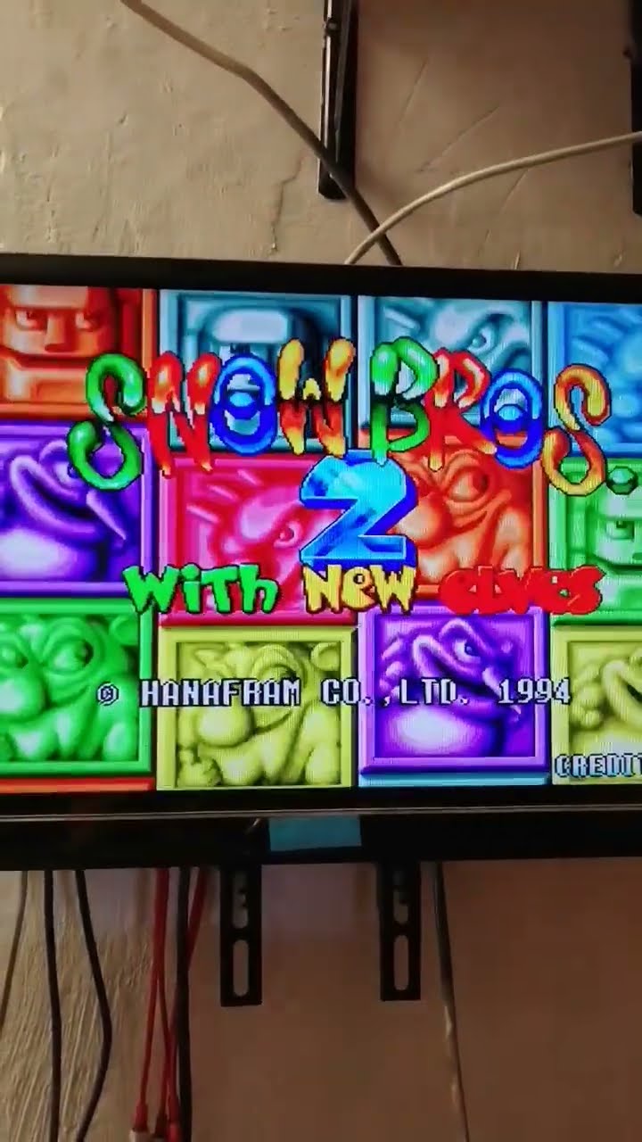 Snow Bros 2 arcade PCB - YouTube