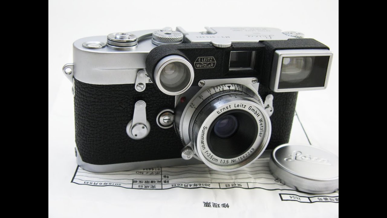 LEICA M3 + M-Summaron 35mm F3.5 (for M3) - YouTube
