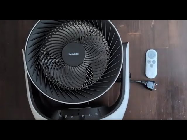 SwitchBot Battery Circulator Fan Unboxing & Close Look (no comment