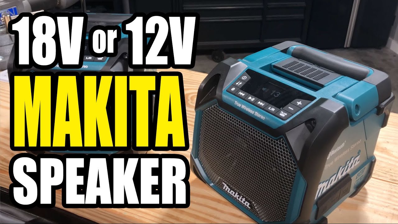 Makita XRM11 Bluetooth Speaker for Job Sites | Sync Up to 10