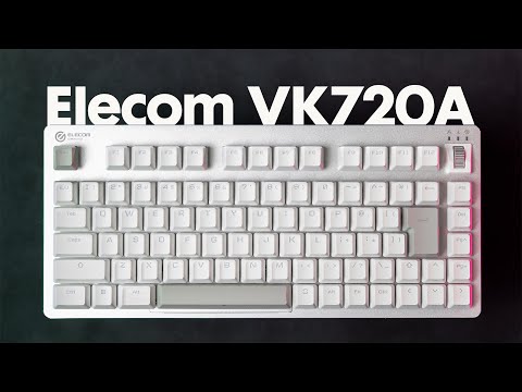 ELECOM GAMING VK720A Review: 75% Lapitor Keyboard - YouTube