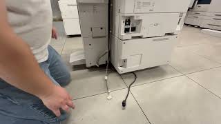 Xerox 78xx C80xx Office Finisher Install - YouTube