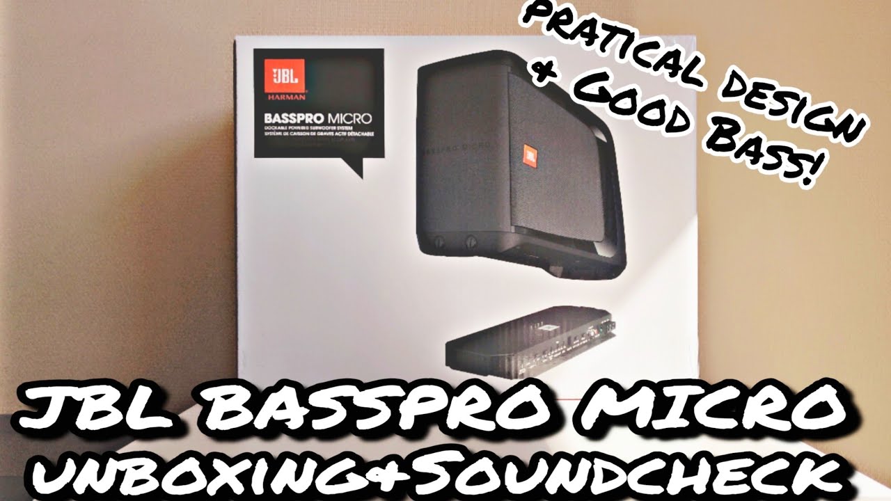 JBL Bass Pro Micro Car Subwoofer - Unboxing & Soundcheck