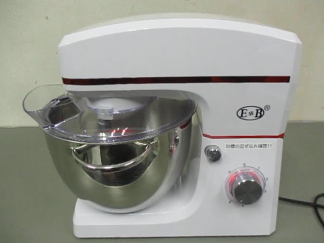 EB スタンドミキサー 卓上ミキサー EB-2001 8L 6段階変速 3役 大容量