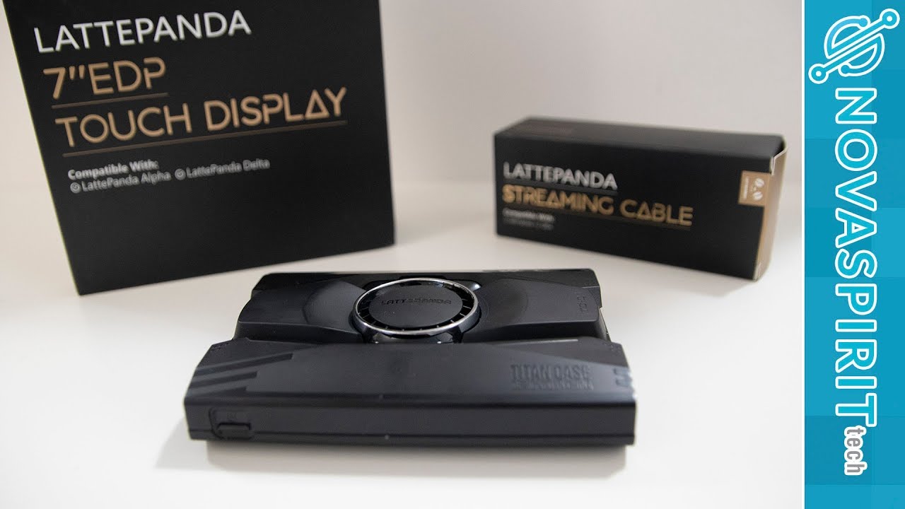 lattepanda alpha accessories - Titan Case, Streaming Cable, and 7