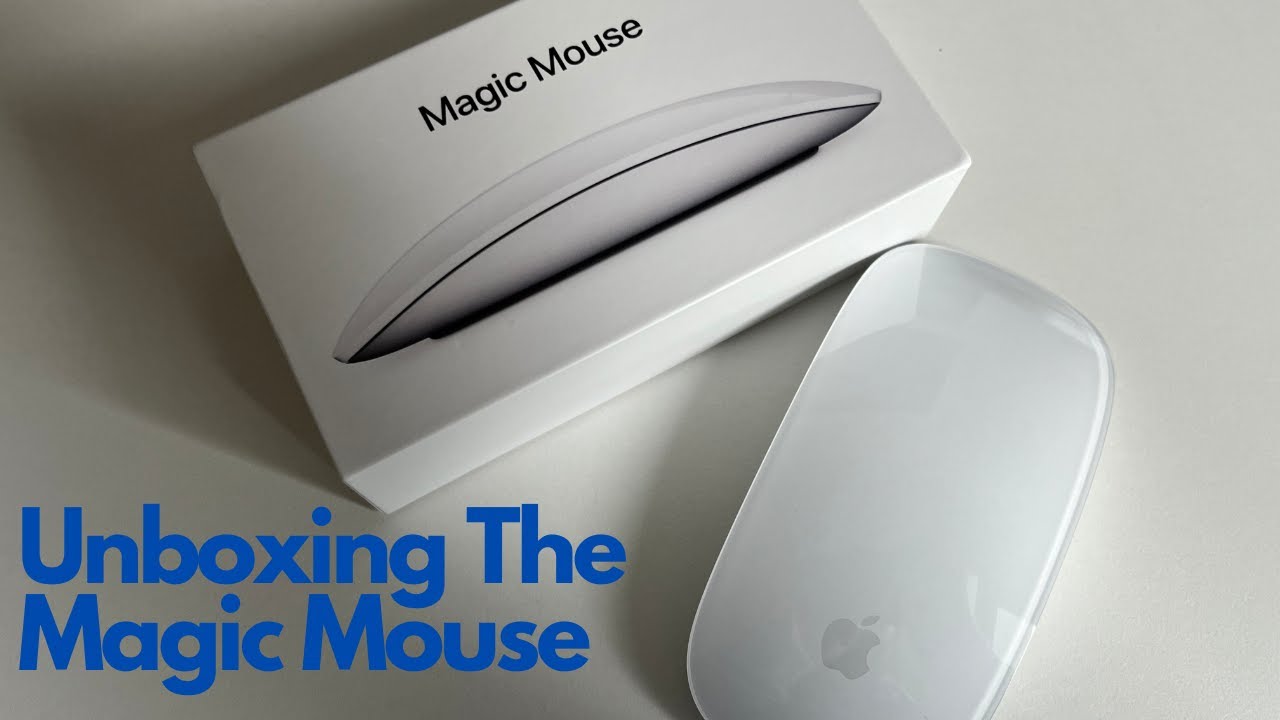 Unboxing The Brand New White Multi-Touch Surface Apple Magic Mouse