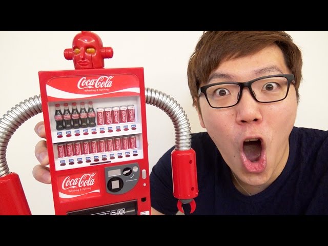 コカ・コーラ自販機ロボ【ベンディングマシンレッド】がやってきた