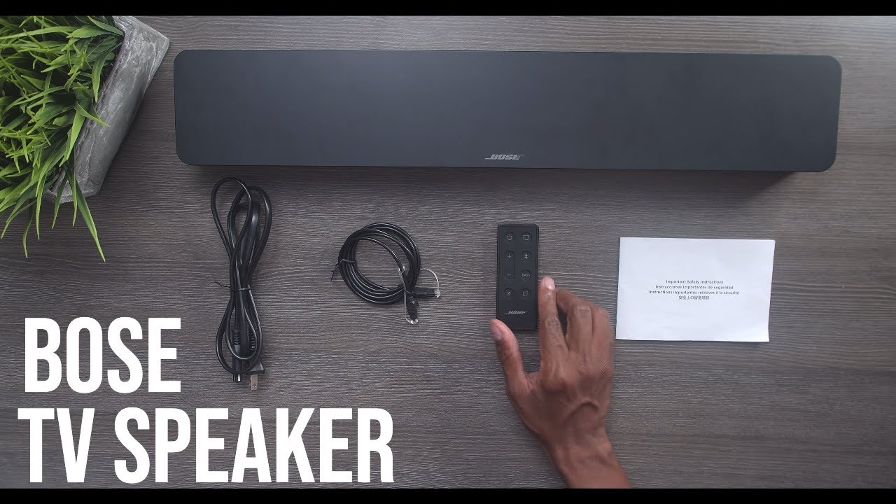 Bose TV Speaker - With Sound Demo! - YouTube