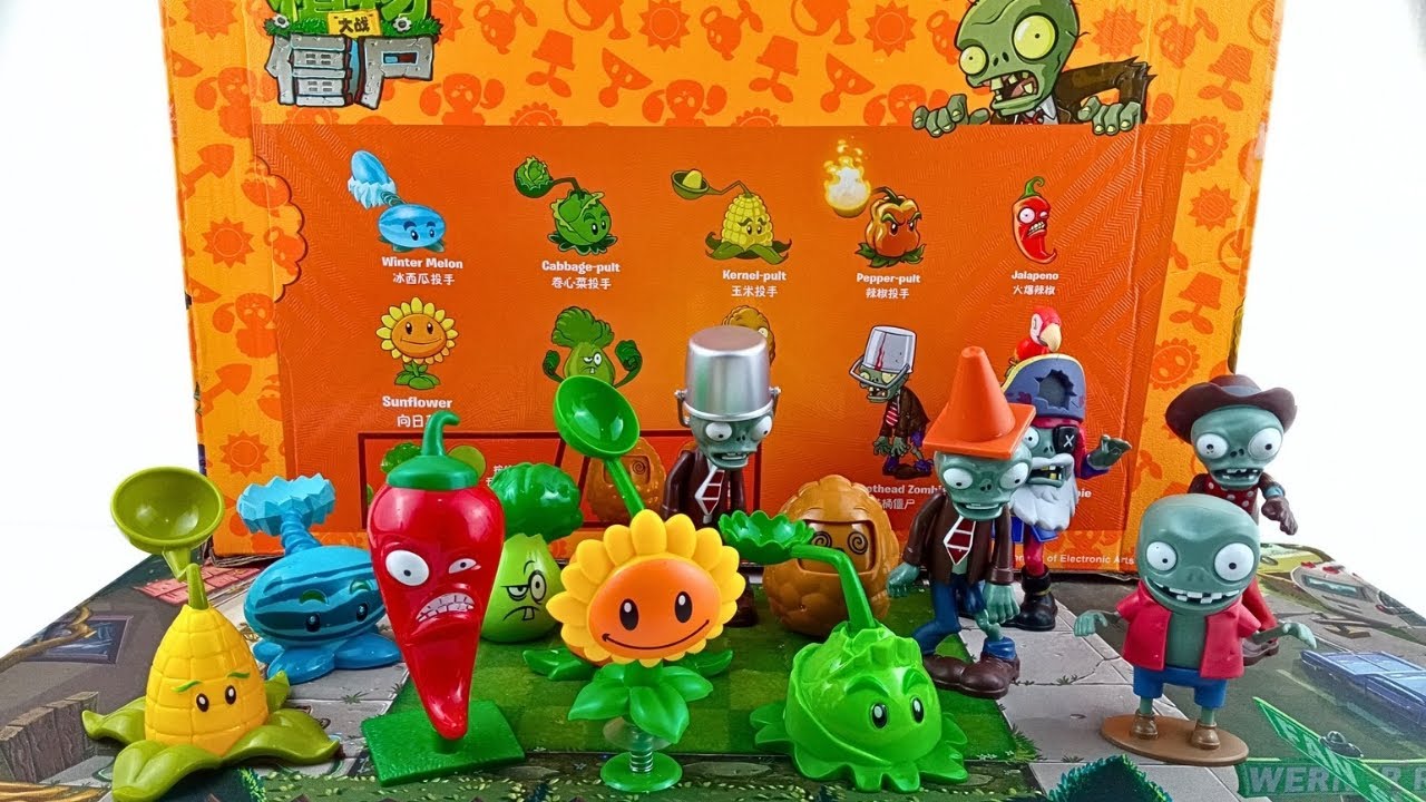 Unboxing Plants vs zombies Toy Set | Fusion Plants | Plants vs