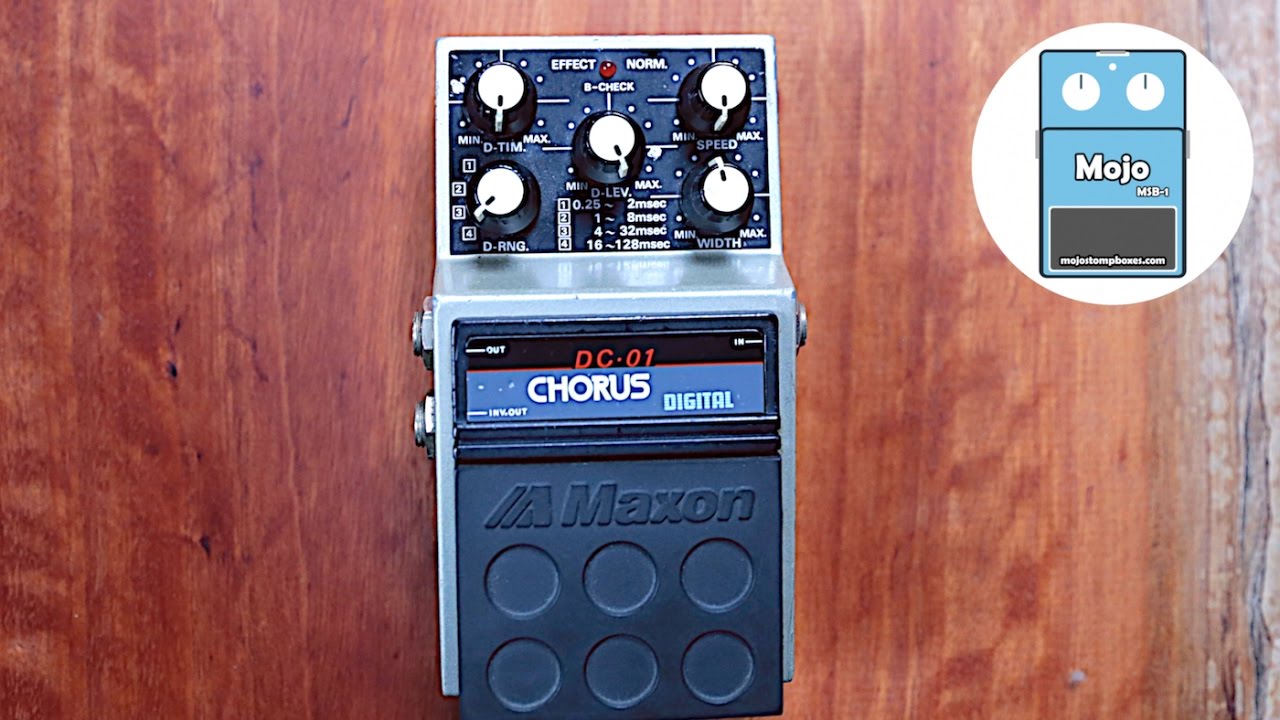 Maxon DC-01 Digital Chorus - Mojo Stompboxes - YouTube