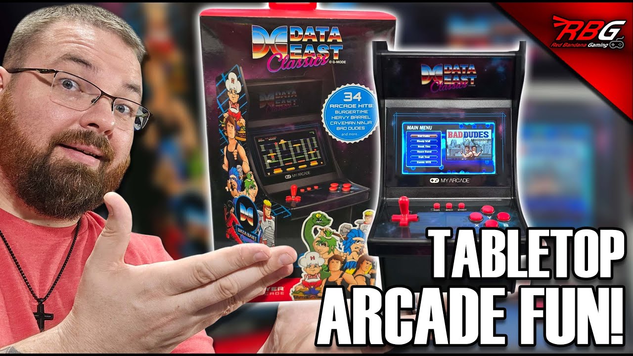Retro Gaming Fun! My Arcade Data East Classics Mini Player Retro