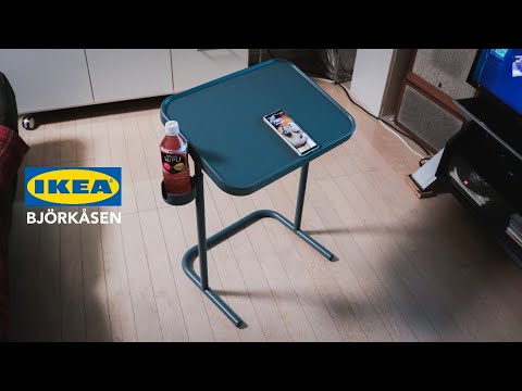 IKEAの角度と高さが調整できるソファテーブル「BJÖRKÅSEN」を紹介