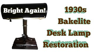 Historic Bakelite Lamp Shines Again! - YouTube