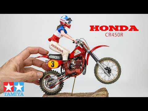 Tamiya 1/12 HONDA CR450R - YouTube