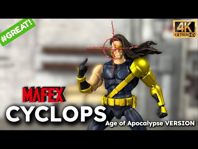 MAFEX Cyclops Age of Apocalypse 1/12 action figure #unboxing