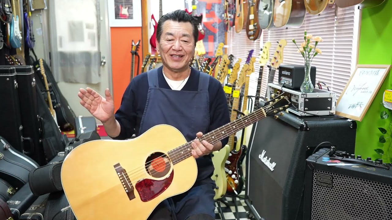 参考動画 Gibson J-45 Custom Shop Tonewood 2016年製 - YouTube