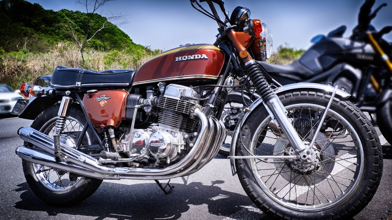 HONDA CB750Four ナナハンライダー - YouTube