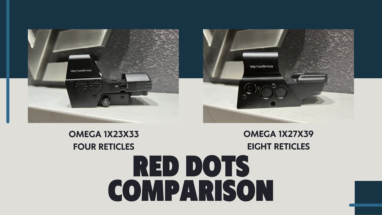 Compared New & Old Version #Omega Red Dot Sight? SCRD-04 VS. SCRD