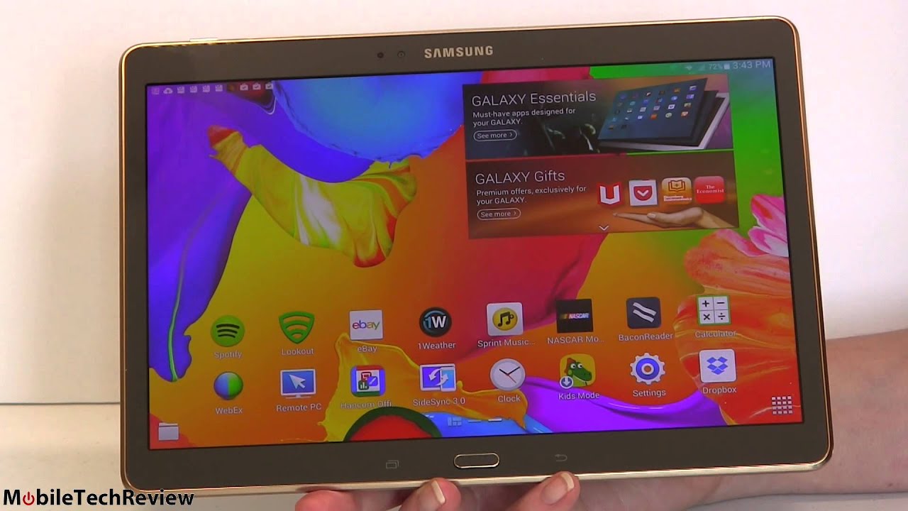 Samsung Galaxy Tab S 10.5 Review - YouTube
