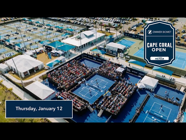 Court 1 - Zimmer Biomet Cape Coral Open (Wednesday, PPA Tour