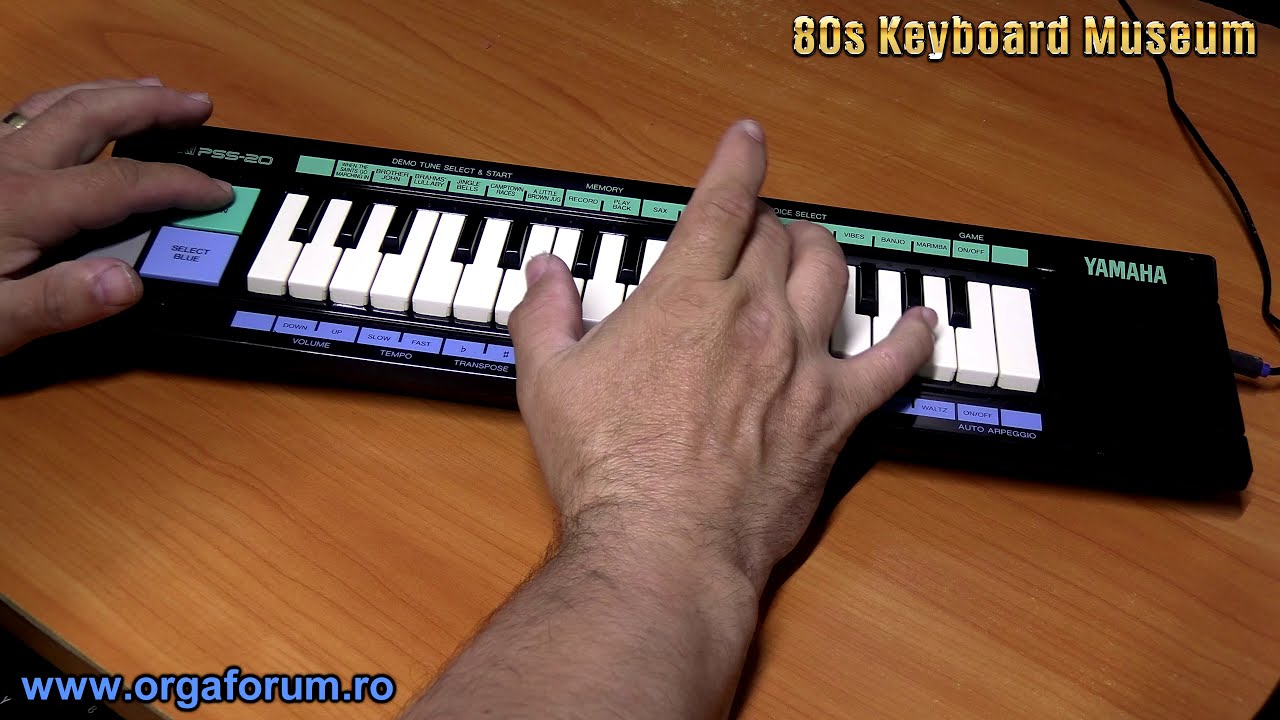 ⚡ YAMAHA PSS 20 old keyboard toy inside maintenance - YouTube