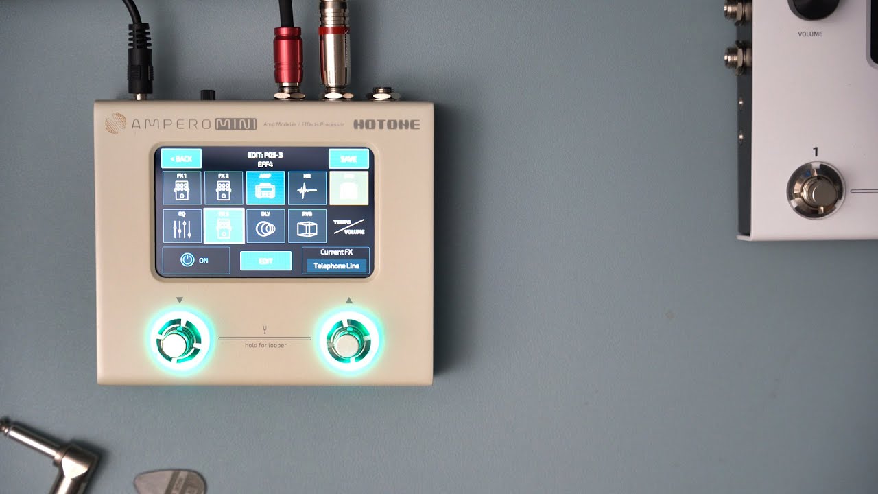 機動力とパワーを備えた即戦力の超小型マルチストンプ「Ampero Mini