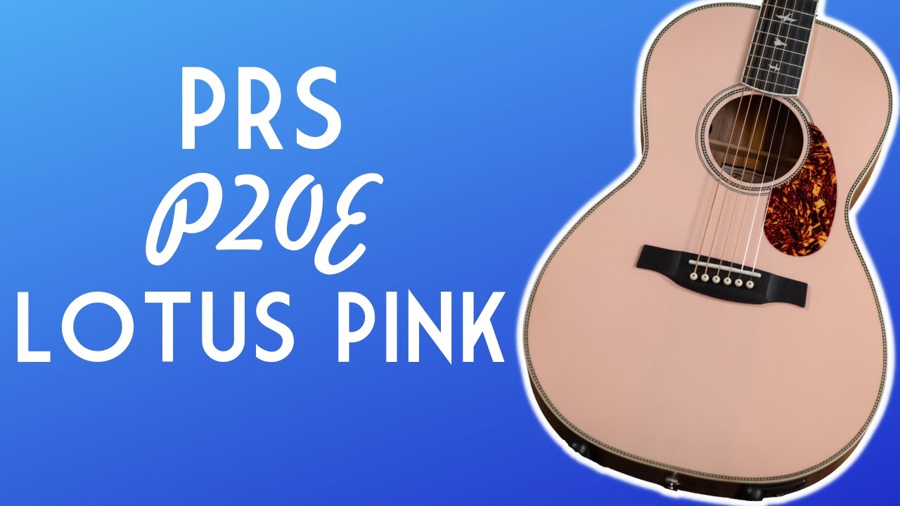 FIRST LOOK - PRS P20E Lotus Pink Limited Edition Acoustic Guitar