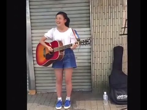 14歳の幾田りら/ikura YOASOBI 路上ライブ ヒカリへ/miwa (cover) 2015