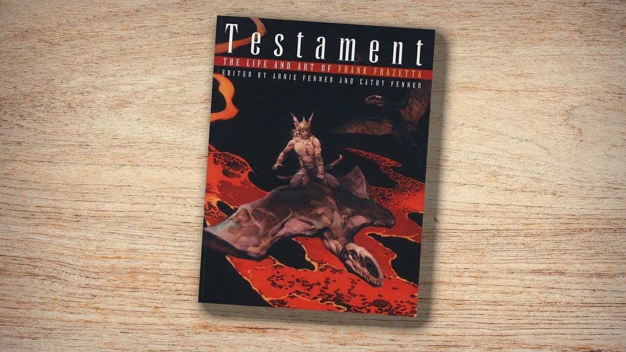 Testament: The Life and Art of Frank Frazetta (book flip) - YouTube