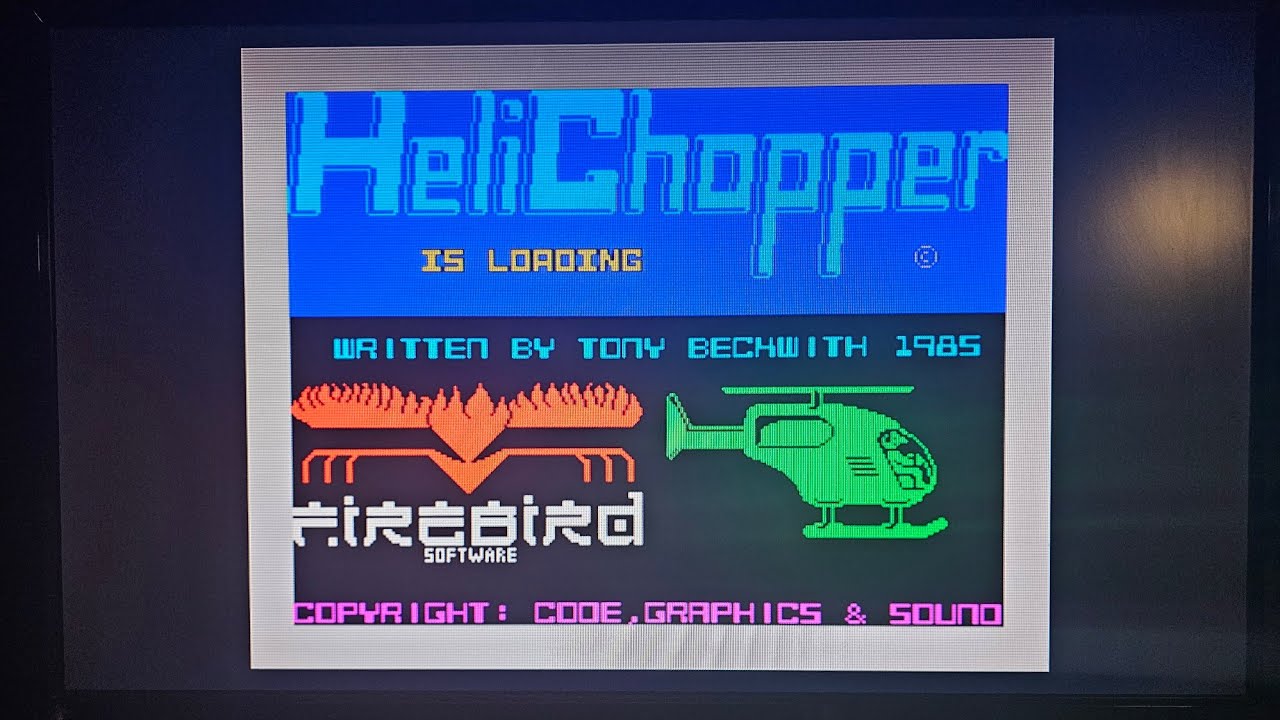 Heli Chopper for the ZX Spectrum (Firebird 1985) #zxspectrum