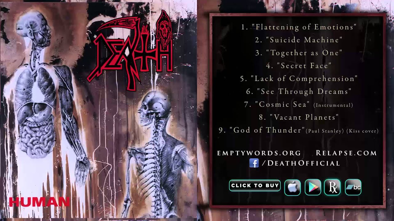 DEATH - 'HUMAN' Reissue (Full Album Stream) - YouTube