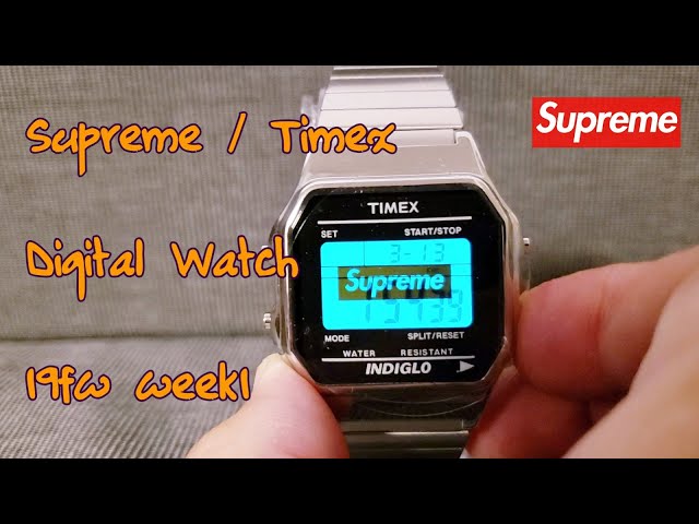 Supreme / Timex Digital Watch 19fw week1 シュプリーム タイメックス