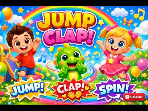 Jump, Clap, Spin! Fun Dance Song for Toddlers | Kids Action Song