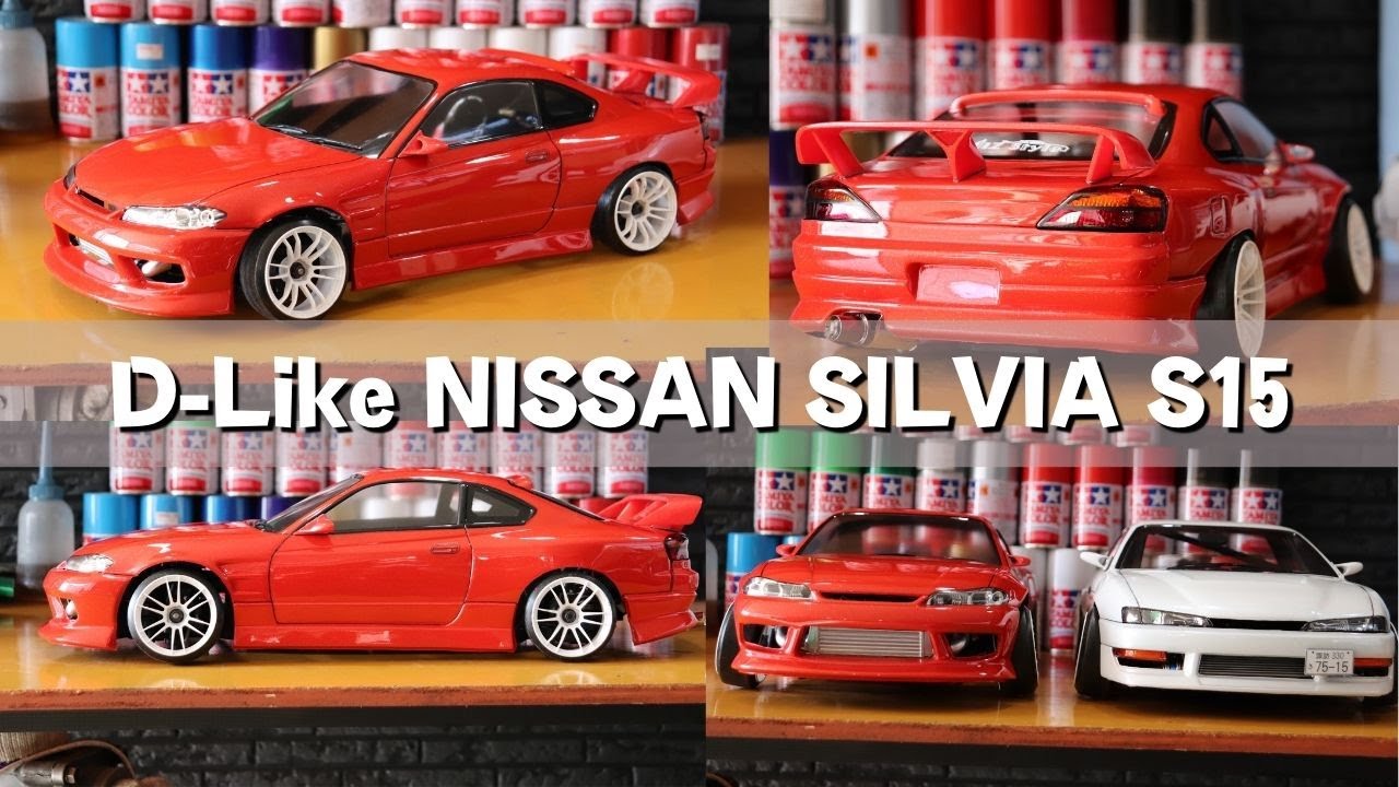 rcdrift】New body paint! 【DLIKE Silvias15】 - YouTube