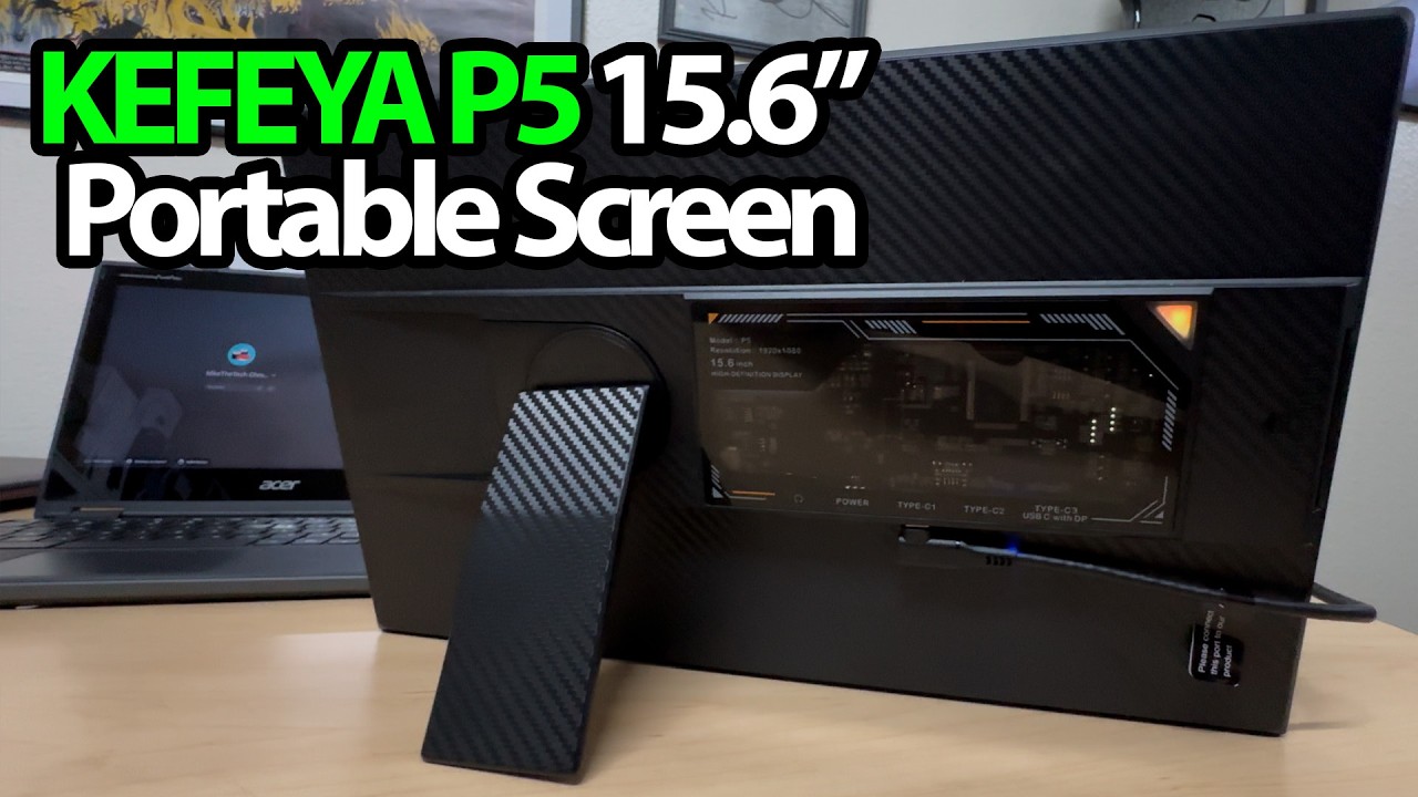 Boost Productivity Anywhere with the KEFEYA P5 Dual Screen