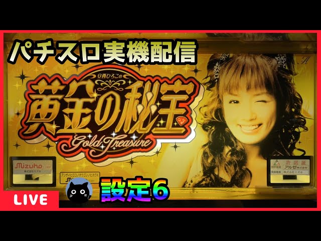 パチスロ実機】ミズホ☆安西ひろこの黄金の秘宝X【コイン不要機付き