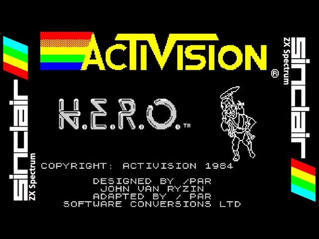H.E.R.O. (1984) Walkthrough, ZX Spectrum - YouTube