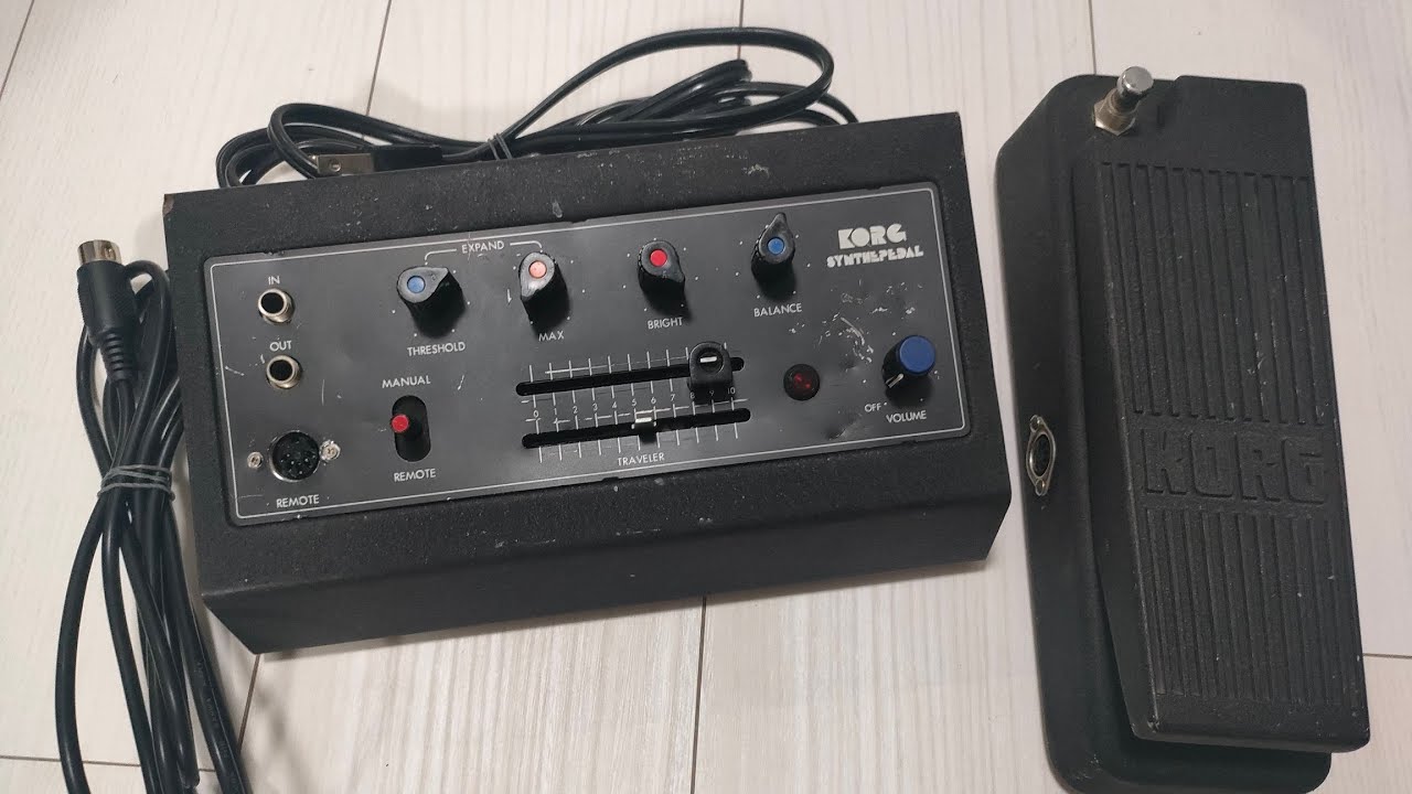 VCF】KORG VCF FK-1。レトロなエフェクター【EFFECTOR】 - YouTube