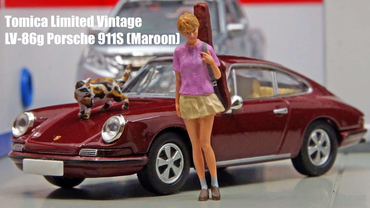 Tomica Limited Vintage LV-86g Porsche 911S (Maroon) ポルシェ911S