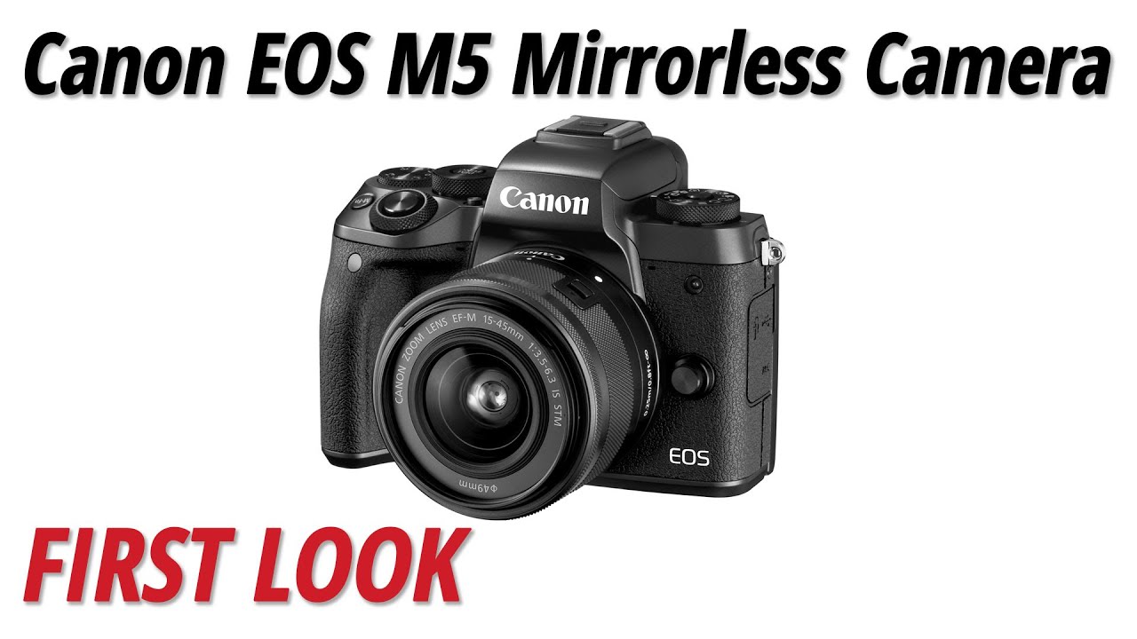 Canon EOS M5 Mirrorless Digital Camera with 15-45mm 1279C011AA