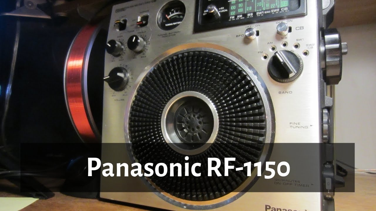 Panasonic RF-1150 Evening MW Bandscan - YouTube