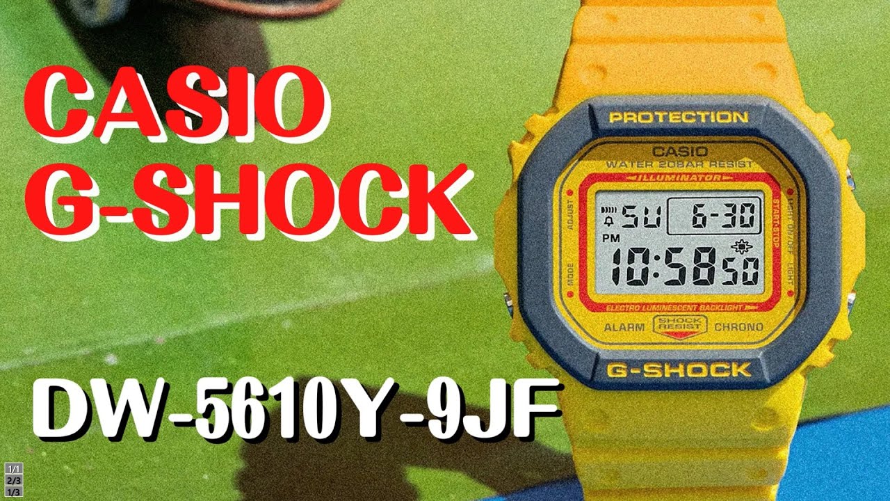 CASIO G-SHOCK DW-5610Y-9JF メンズ スポーティカラーモデル 限定品 国