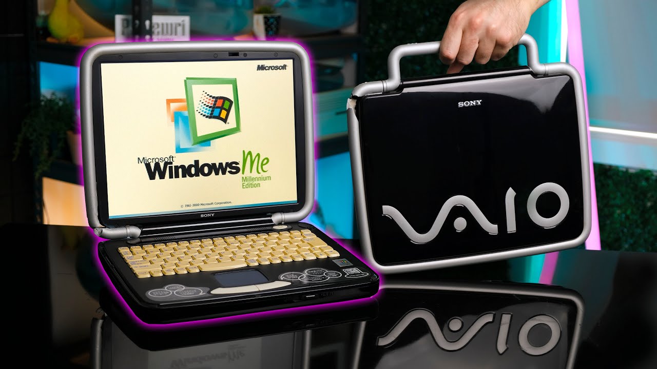 The Wild Sony Vaio Laptop With Windows ME! - QR1 - YouTube
