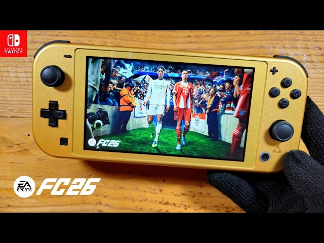 EA Sports FC 26 Nintendo Switch Lite Gameplay - YouTube