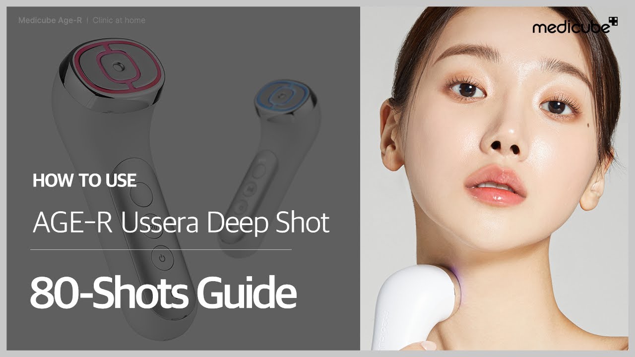 MEDICUBE] Age-R Ussera Deep Shot 80 Shots How-To-Guide - YouTube