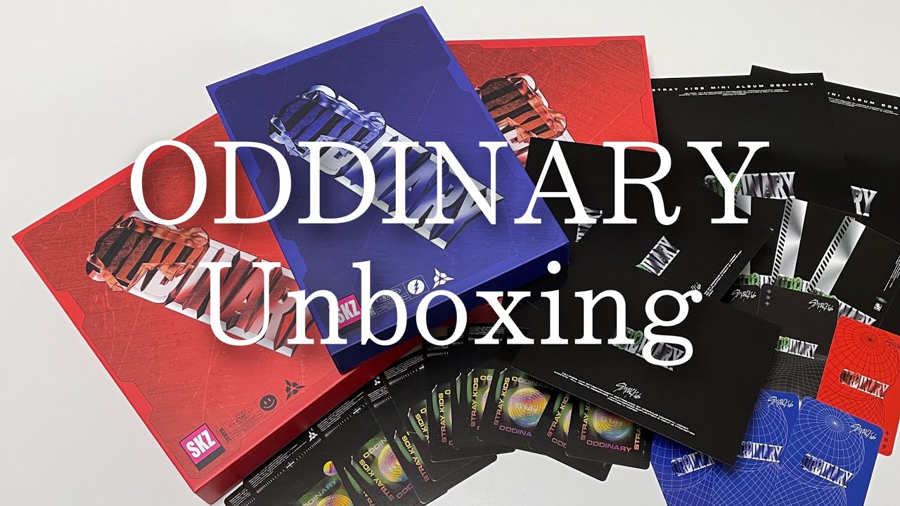 スキズ】ODDINARY開封❤️💙【Stray Kids/스트레이 키즈】 - YouTube