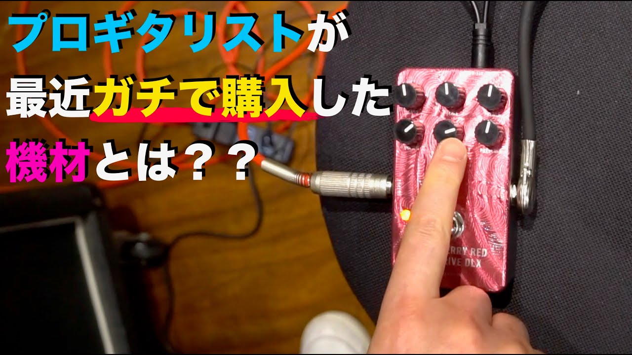 What equipment did a professional guitarist recently purchase